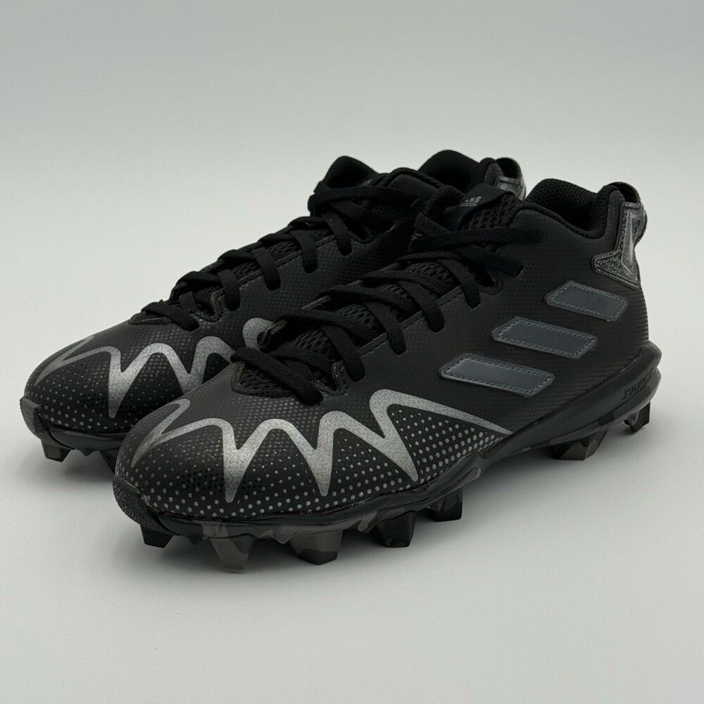 Adidas Freak Spark MD Football Cleats in Black Metallic US Big Kids 5.5